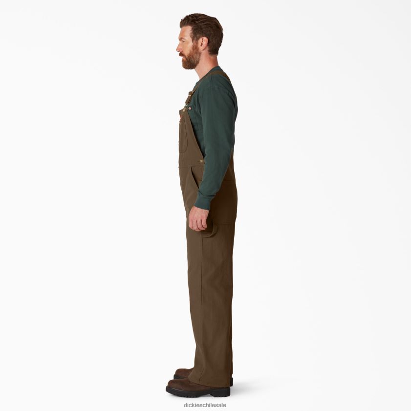 marrón madera enjuagado (rtb) hombres peto clásico Dickies vestir X4H0F1219