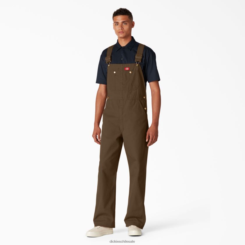 marrón madera enjuagado (rtb) hombres peto clásico Dickies vestir X4H0F1219
