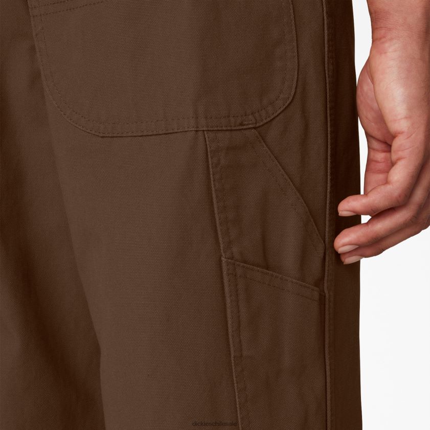 marrón madera enjuagado (rtb) hombres peto clásico Dickies vestir X4H0F1219
