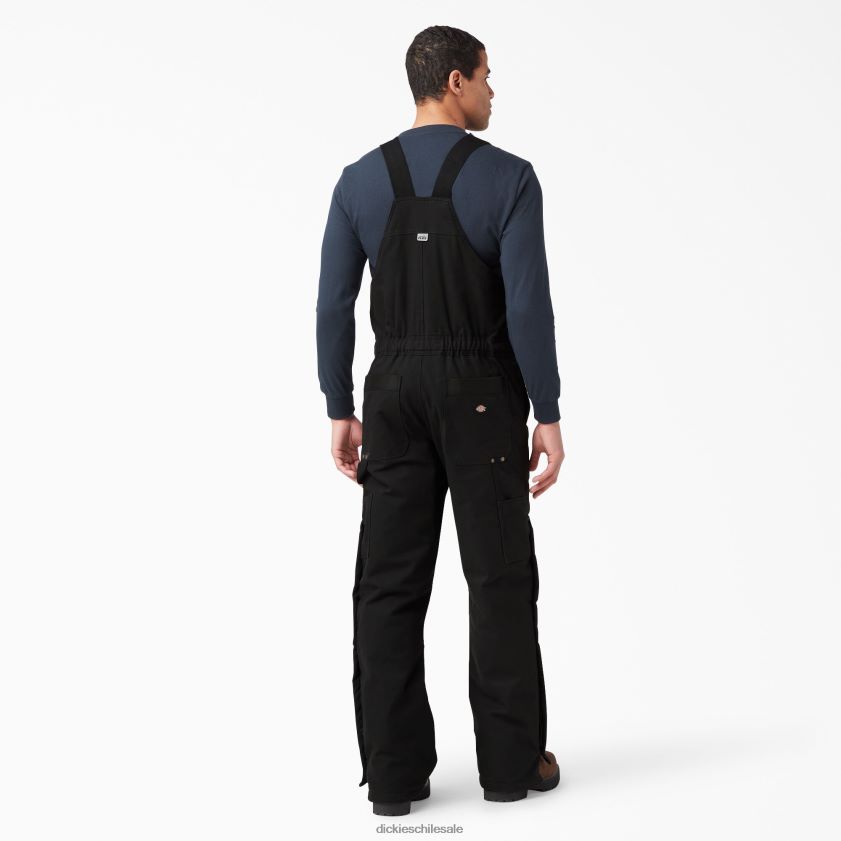 negro (negro) hombres Overol con pechera aislante Sanded Duck Dickies vestir X4H0F1438