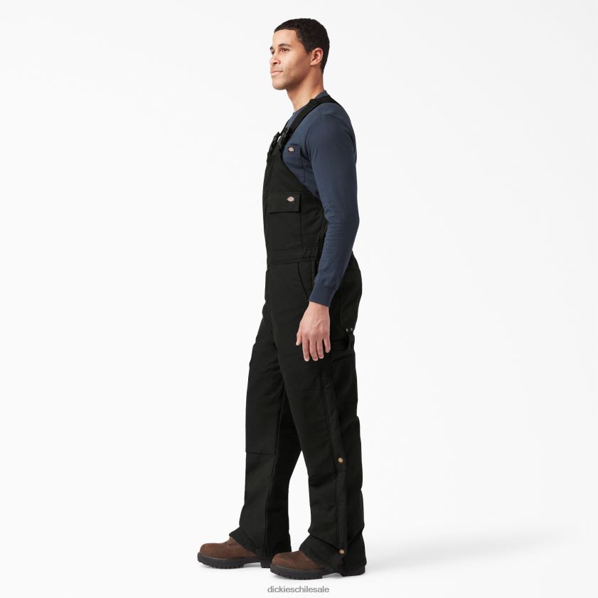 negro (negro) hombres Overol con pechera aislante Sanded Duck Dickies vestir X4H0F1438
