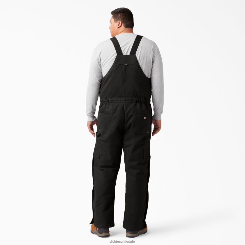 negro (negro) hombres Overol con pechera aislante Sanded Duck Dickies vestir X4H0F1438