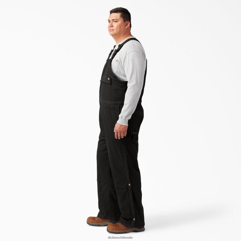 negro (negro) hombres Overol con pechera aislante Sanded Duck Dickies vestir X4H0F1438