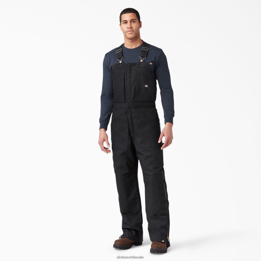 negro (negro) hombres peto con aislamiento de pato Dickies vestir X4H0F1443