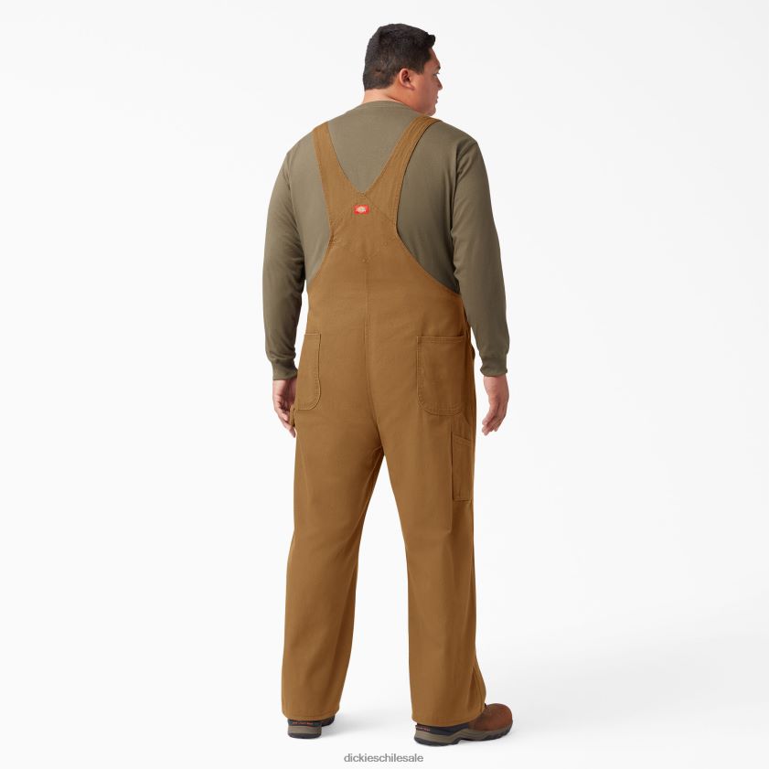 pato marrón enjuagado (rbd) hombres peto clásico Dickies vestir X4H0F1216