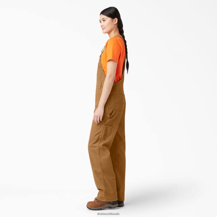 pato marrón enjuagado (rbd) mujer peto de corte holgado Dickies vestir X4H0F1558