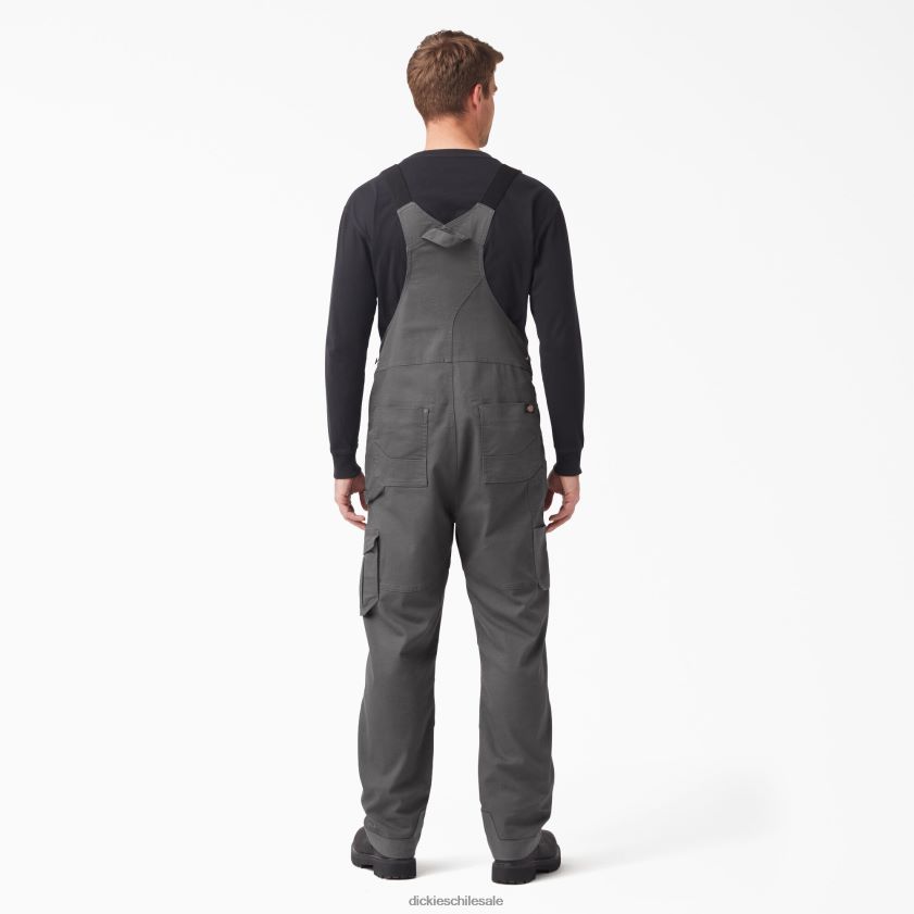 pizarra enjuagada (rsl) hombres overol con pechera de pato con tecnología temp-iq 365 Dickies vestir X4H0F1512