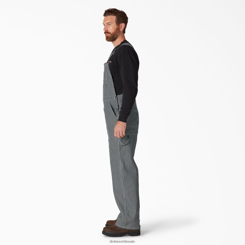 raya de nogal (hs) hombres peto con rayas de nogal Dickies vestir X4H0F1245