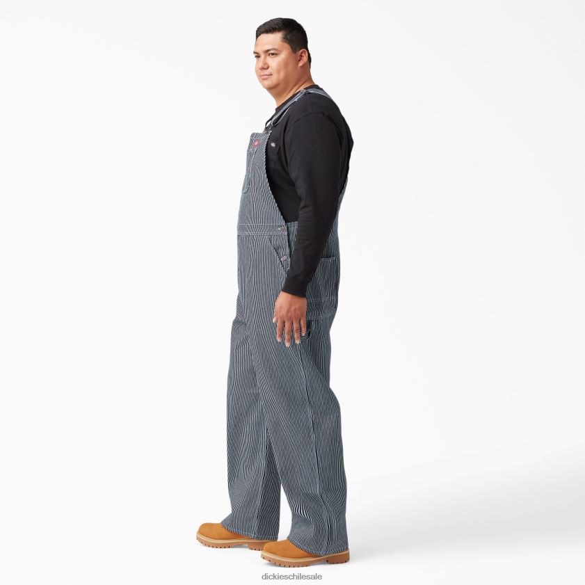 raya de nogal (hs) hombres peto con rayas de nogal Dickies vestir X4H0F1245