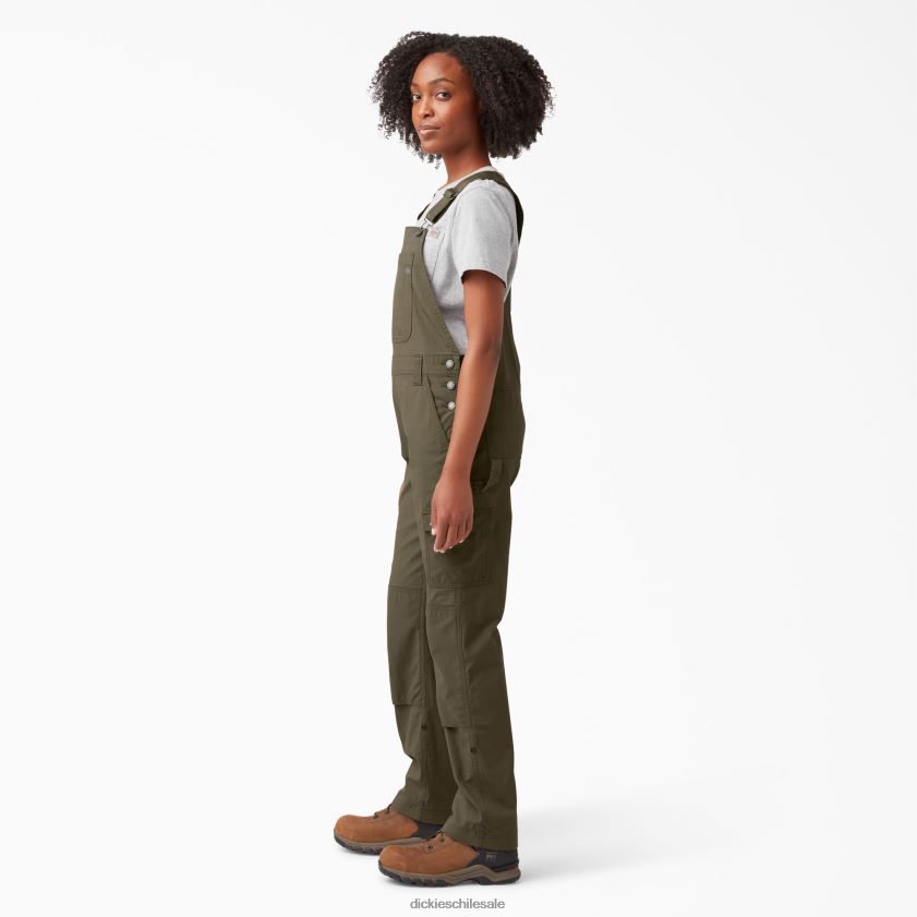 verde militar enjuagado (rml) mujer peto refrescante ripstop Dickies vestir X4H0F1610