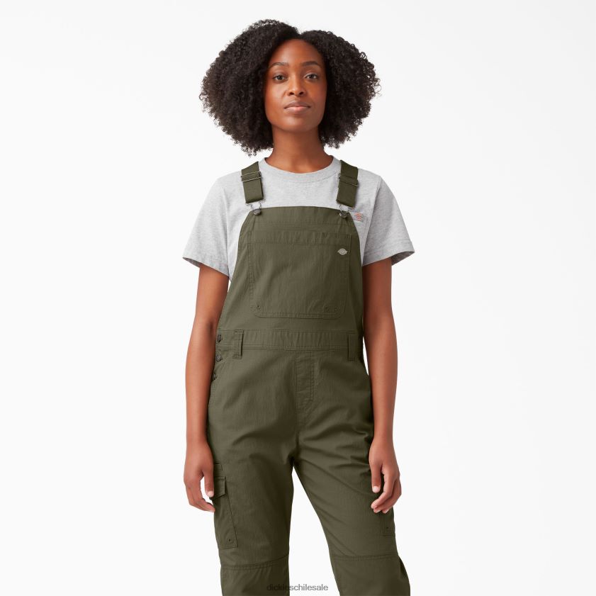 verde militar enjuagado (rml) mujer peto refrescante ripstop Dickies vestir X4H0F1610