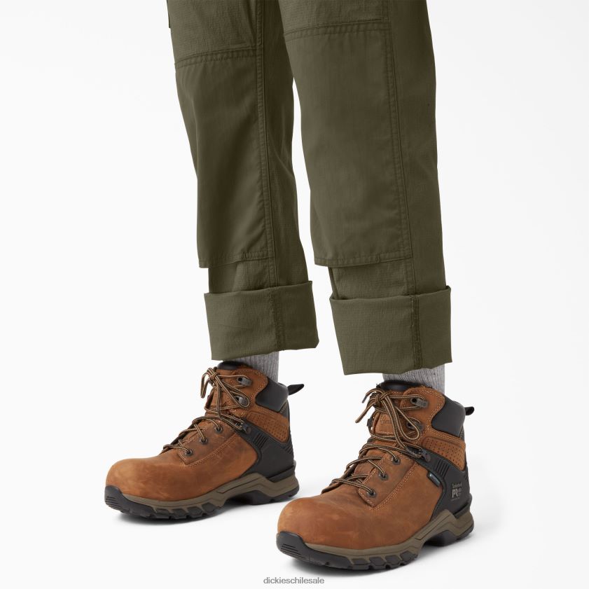 verde militar enjuagado (rml) mujer peto refrescante ripstop Dickies vestir X4H0F1610