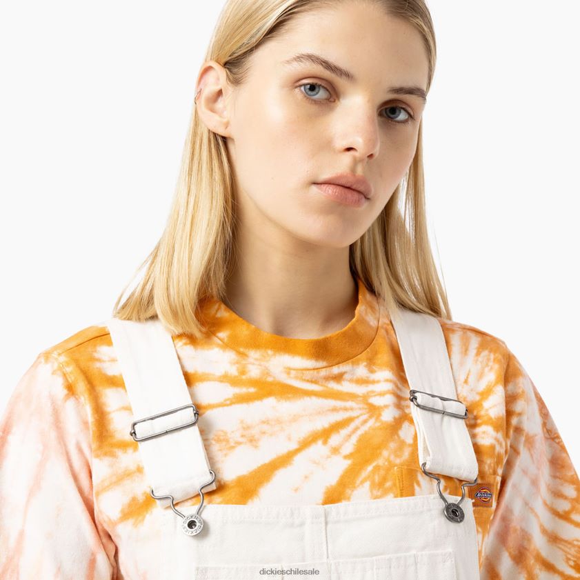 nube lavada a la piedra (s2c) mujer pantalones cortos con peto de pato Dickies vestir X4H0F1916