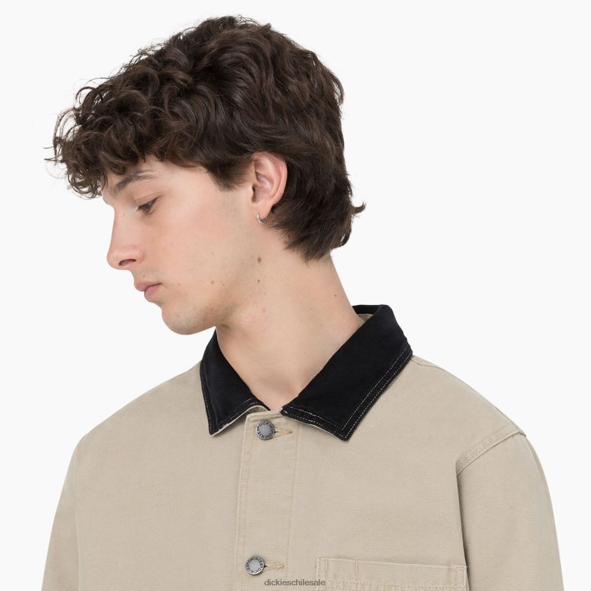 arena del desierto lavada a la piedra (sds) hombres abrigo de trabajo sin forro de pato lavado a la piedra Dickies vestir X4H0F1072