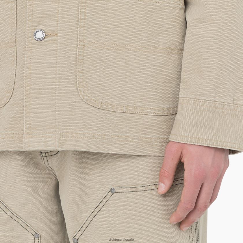 arena del desierto lavada a la piedra (sds) hombres abrigo de trabajo sin forro de pato lavado a la piedra Dickies vestir X4H0F1072