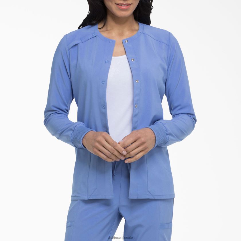 azul cielo (cbl) mujer Chaqueta médica eds essentials con corchetes en el frente Dickies vestir X4H0F2579