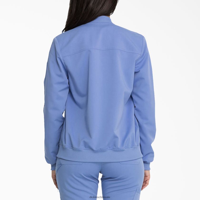 azul cielo (cbl) mujer chaqueta médica Balance con cremallera en el frente Dickies vestir X4H0F2403