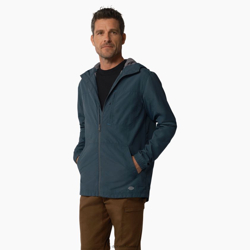 azul de la fuerza aérea (af) hombres Chaqueta antidesgarro con capucha Protect Cooling Dickies vestir X4H0F1154