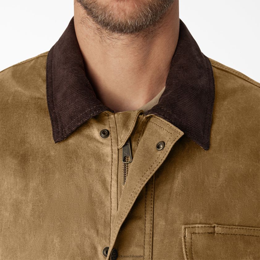 bellota (ac2) hombres abrigo de lona encerada Dickies vestir X4H0F1014