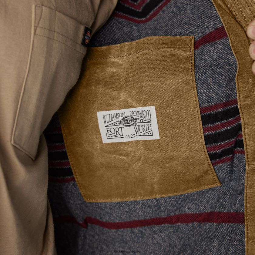 bellota (ac2) hombres abrigo de lona encerada Dickies vestir X4H0F1014