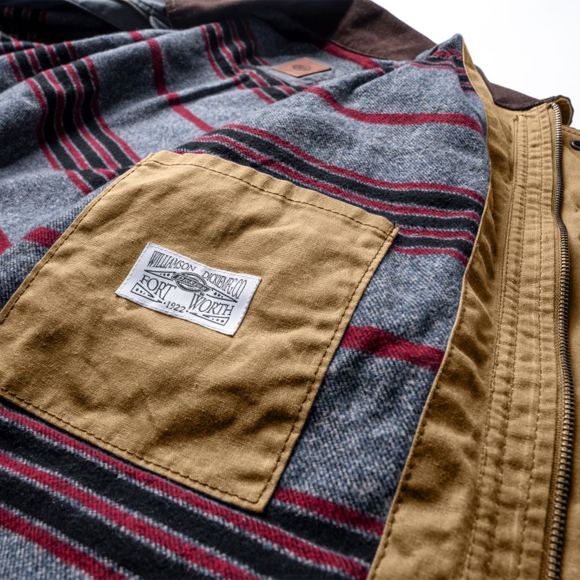 bellota (ac2) hombres abrigo de lona encerada Dickies vestir X4H0F1014