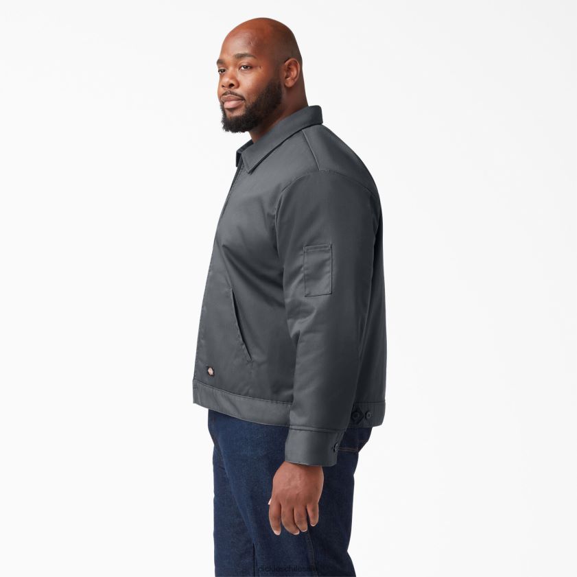 gris carbón (ch) hombres chamarra eisenhower con aislamiento Dickies vestir X4H0F964