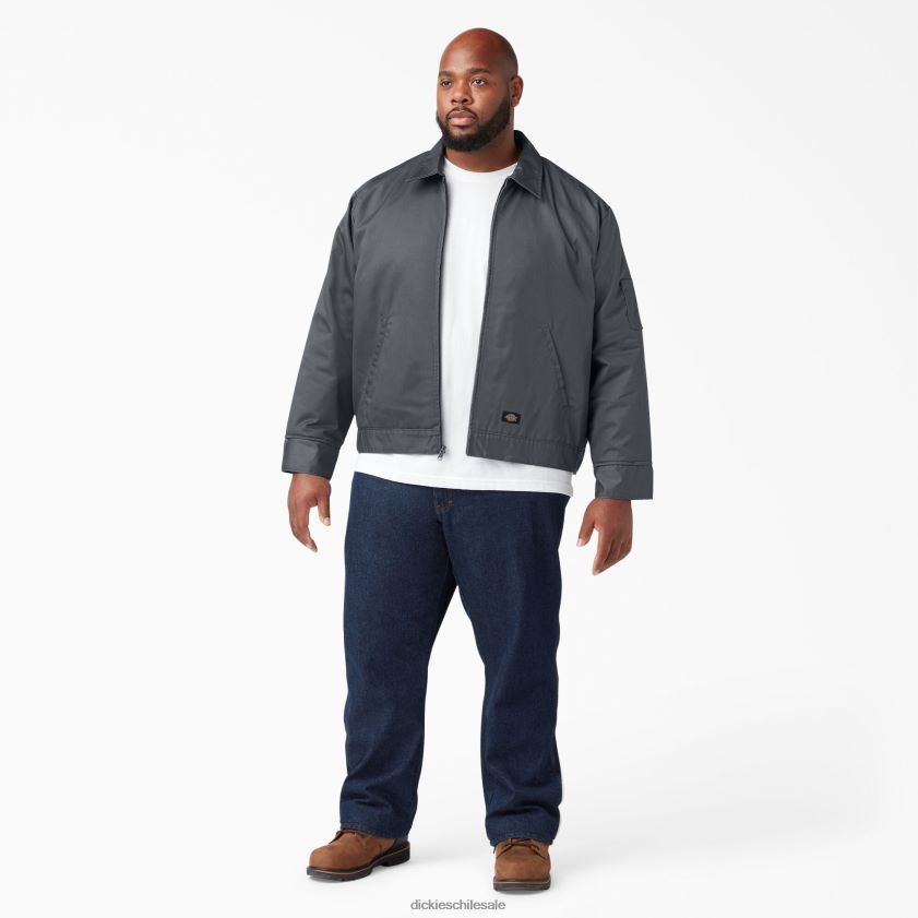 gris carbón (ch) hombres chamarra eisenhower con aislamiento Dickies vestir X4H0F964
