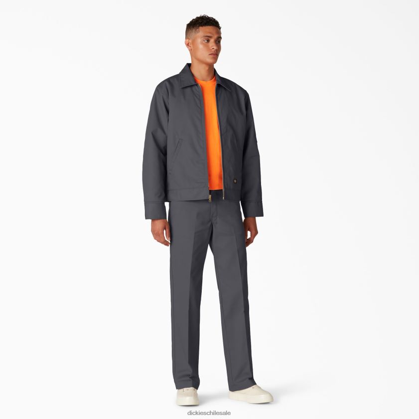 gris carbón (ch) hombres chamarra eisenhower con aislamiento Dickies vestir X4H0F964
