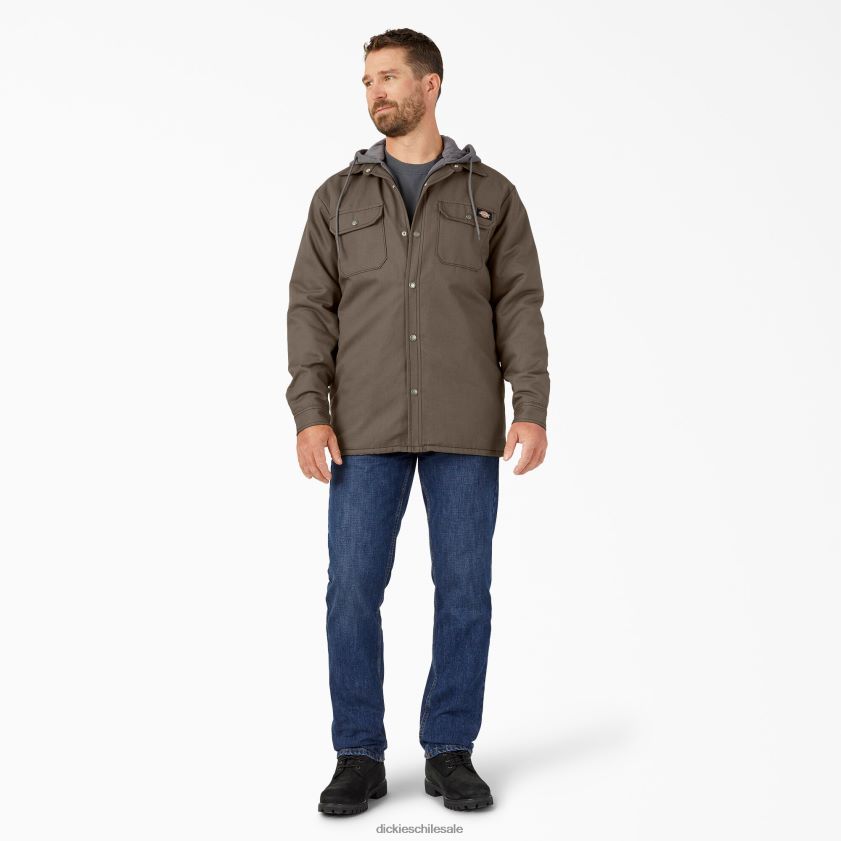 hongo (mr1) hombres chamarra camisera de lona con capucha Dickies vestir X4H0F1002