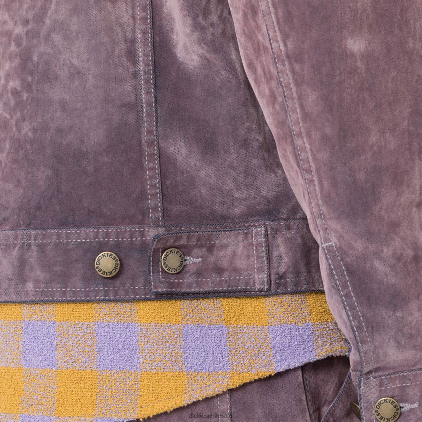 lila (lc) hombres chaqueta utilitaria de mezclilla con rebaño de ceremonia de apertura Dickies vestir X4H0F1065