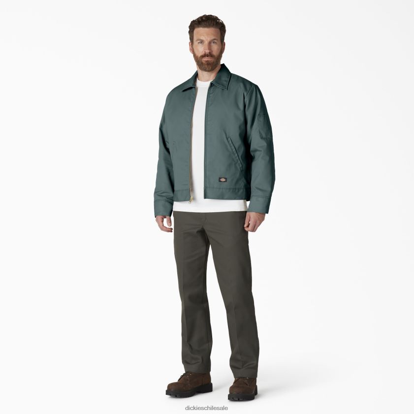 lincoln verde (ln) hombres chamarra eisenhower con aislamiento Dickies vestir X4H0F969