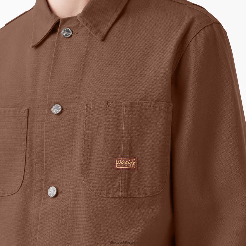 marrón madera enjuagado (rtb) hombres abrigo de trabajo de pato de 1922 Dickies vestir X4H0F1157