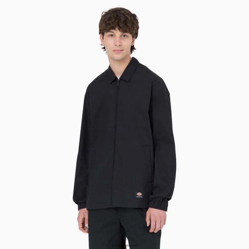 negro (bkx) hombres chamarra de pase de becas de skate Dickies vestir X4H0F1049