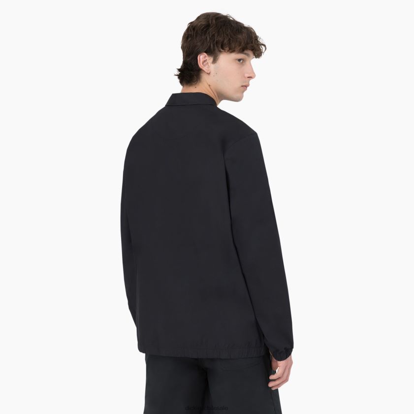 negro (bkx) hombres chamarra de pase de becas de skate Dickies vestir X4H0F1049