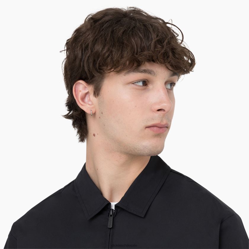 negro (bkx) hombres chamarra de pase de becas de skate Dickies vestir X4H0F1049