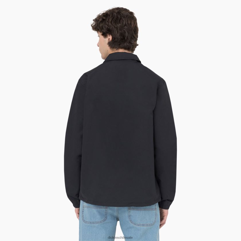 negro (bkx) hombres chaqueta estilo entrenador oakport Dickies vestir X4H0F989