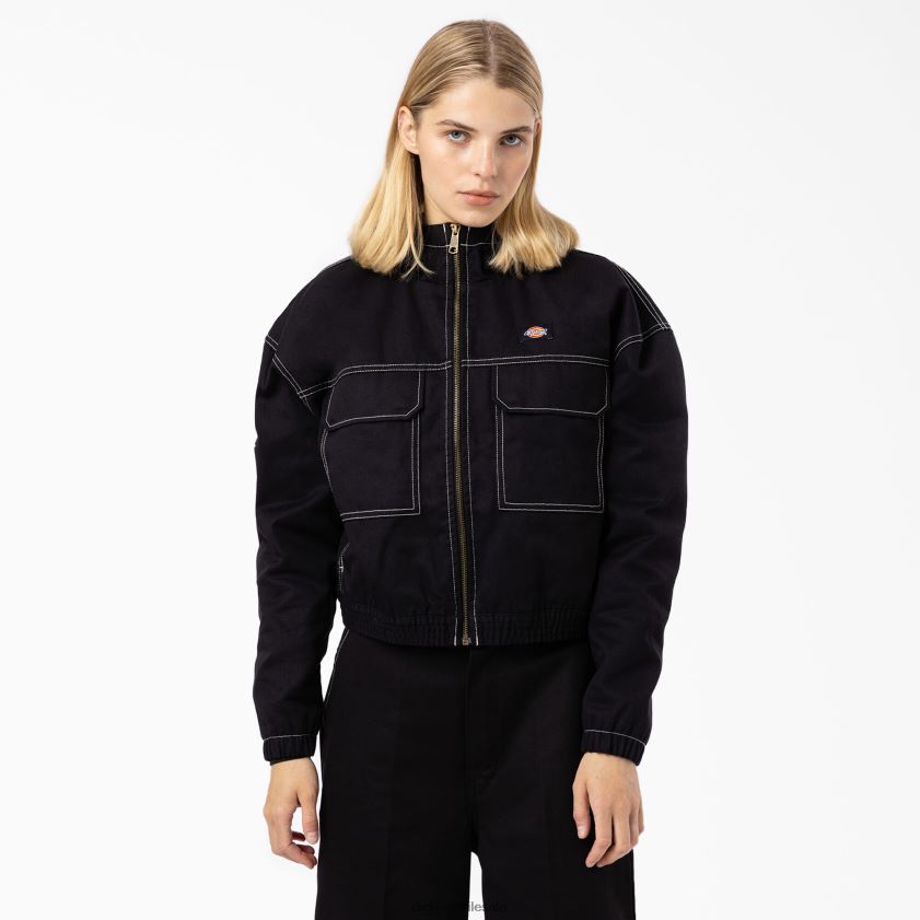 negro (bkx) mujer chaqueta de aserradero Dickies vestir X4H0F2383