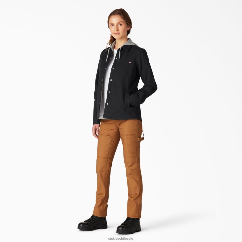 negro (bkx) mujer sobrecamisa con capucha de pato Dickies vestir X4H0F2282