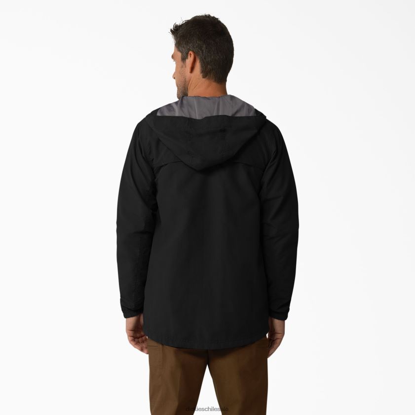 negro (negro) hombres Chaqueta antidesgarro con capucha Protect Cooling Dickies vestir X4H0F1155