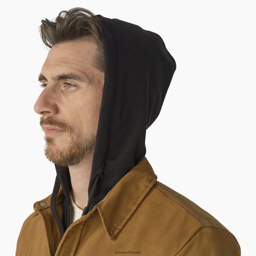 pato marrón (bd) hombres chamarra de pato de skate Dickies vestir X4H0F1025