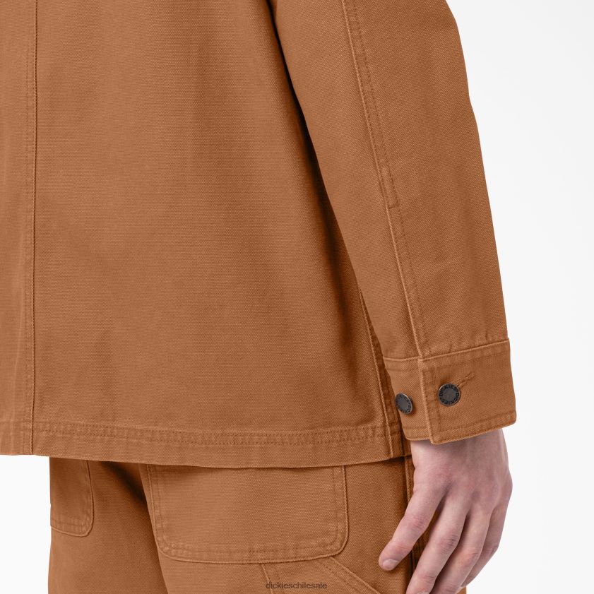 pato marrón lavado a la piedra (sbd) hombres abrigo de trabajo sin forro de pato lavado a la piedra Dickies vestir X4H0F1070