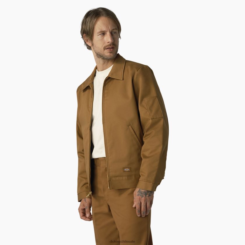 pato marrón (wsd) hombres chamarra eisenhower con aislamiento Dickies vestir X4H0F971