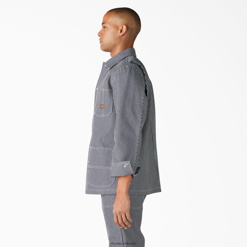 raya de nogal (hs) hombres abrigo chore a rayas de nogal 1922 Dickies vestir X4H0F1045
