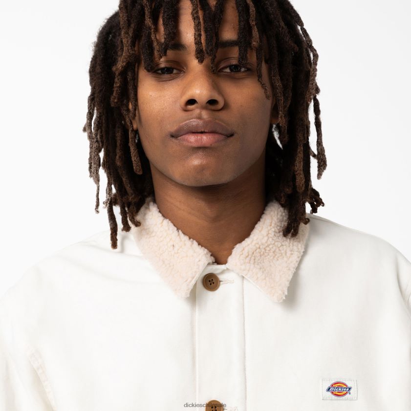 regular hombres chamarra de forro polar de lona de pato Dickies vestir X4H0F1206