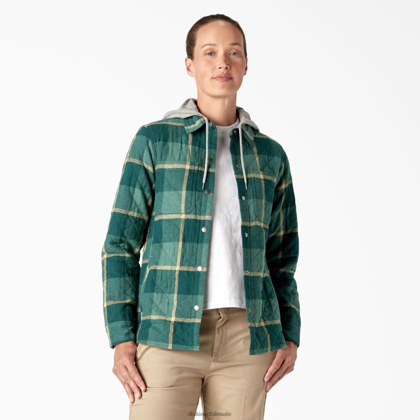 tela escocesa del campo del ánade real (a2v) mujer sobrecamisa de franela con capucha Dickies vestir X4H0F2274