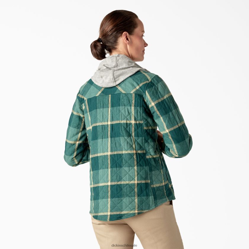 tela escocesa del campo del ánade real (a2v) mujer sobrecamisa de franela con capucha Dickies vestir X4H0F2274