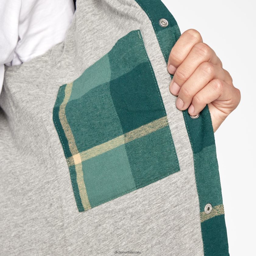 tela escocesa del campo del ánade real (a2v) mujer sobrecamisa de franela con capucha Dickies vestir X4H0F2274