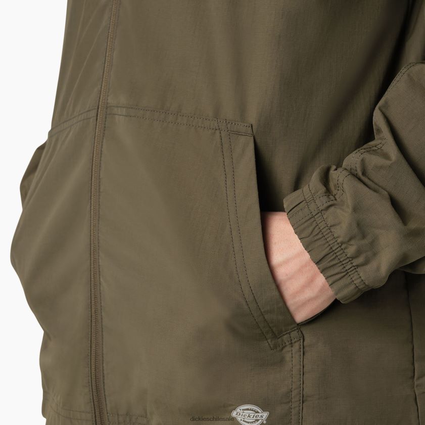 verde musgo (ms) hombres Chaqueta antidesgarro con capucha Protect Cooling Dickies vestir X4H0F1156