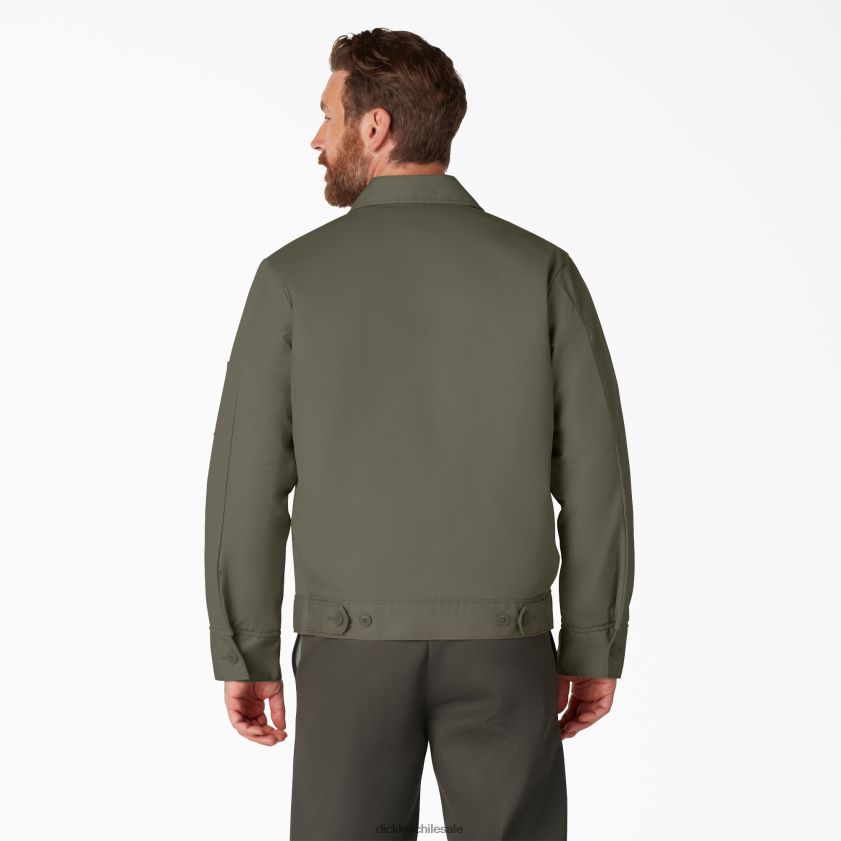 verde musgo (ms) hombres chamarra eisenhower con aislamiento Dickies vestir X4H0F970