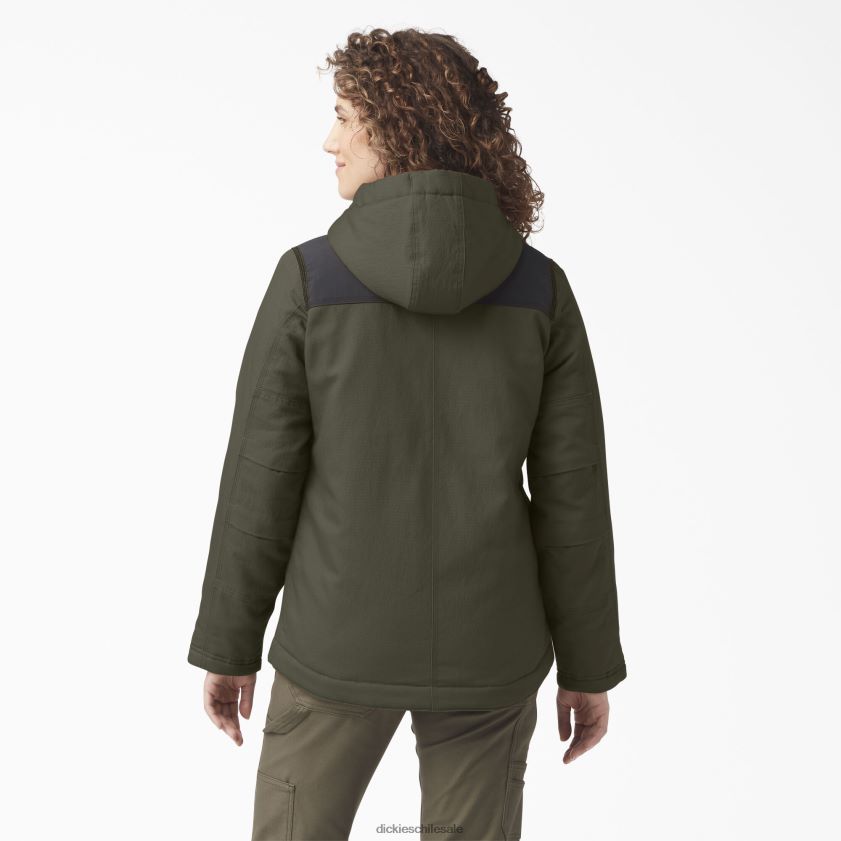 verde musgo (ms) mujer chaqueta aislante Duratech Renegade Dickies vestir X4H0F2374